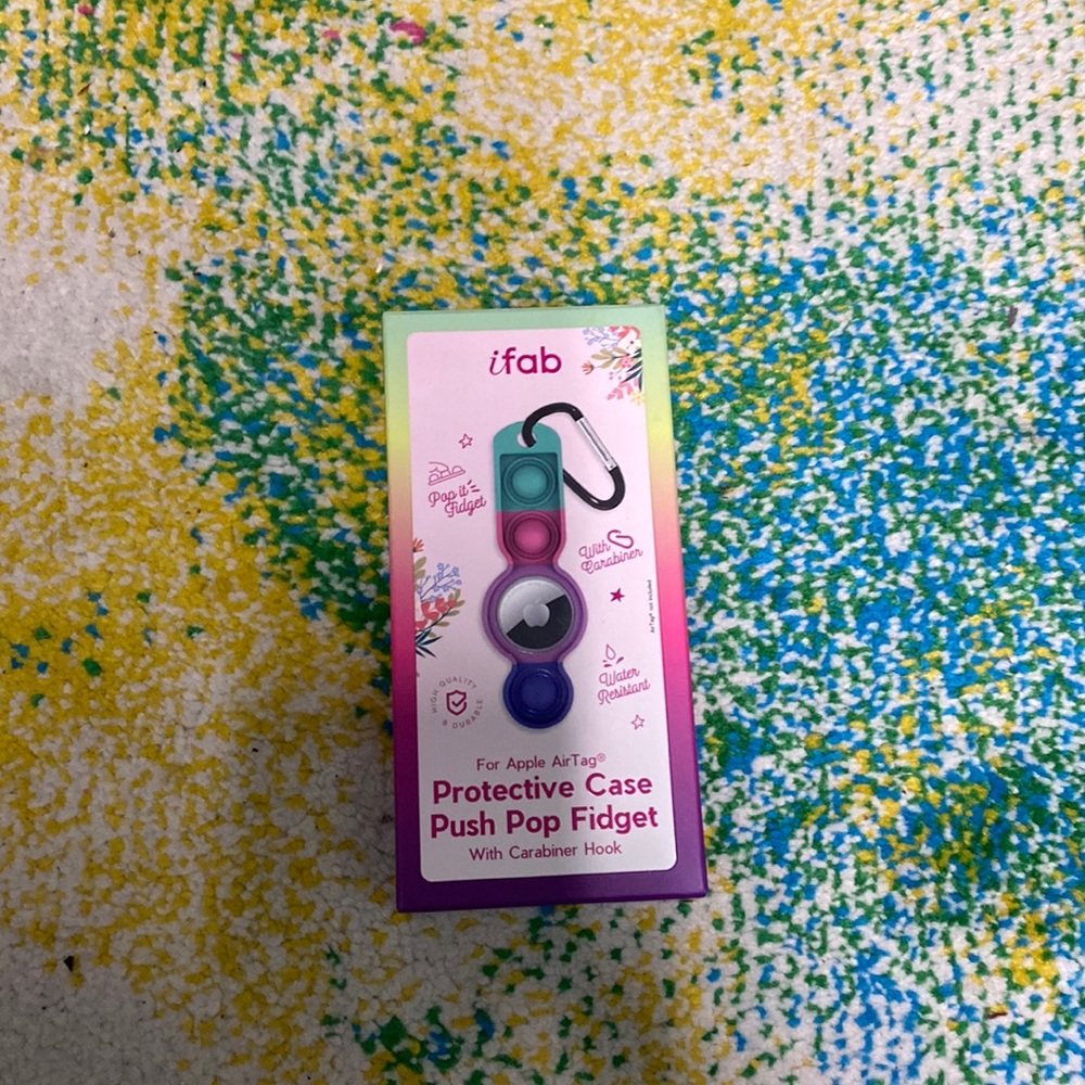 Pop fidget air tag case